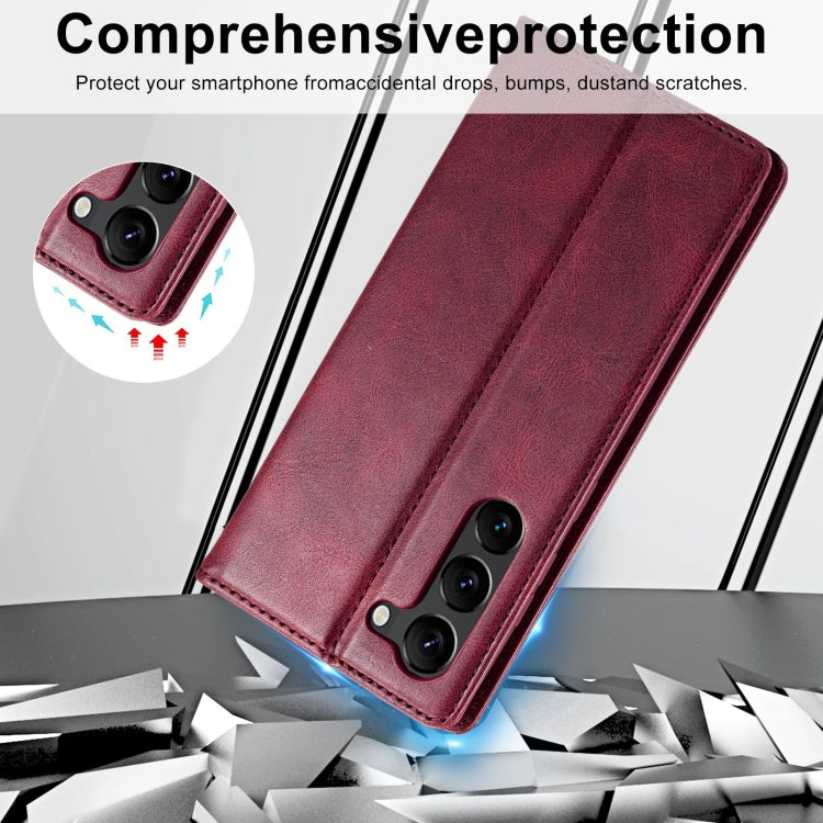 For Samsung Galaxy S23+ 5G LC.IMEEKE RFID Anti-theft Leather Phone Case
