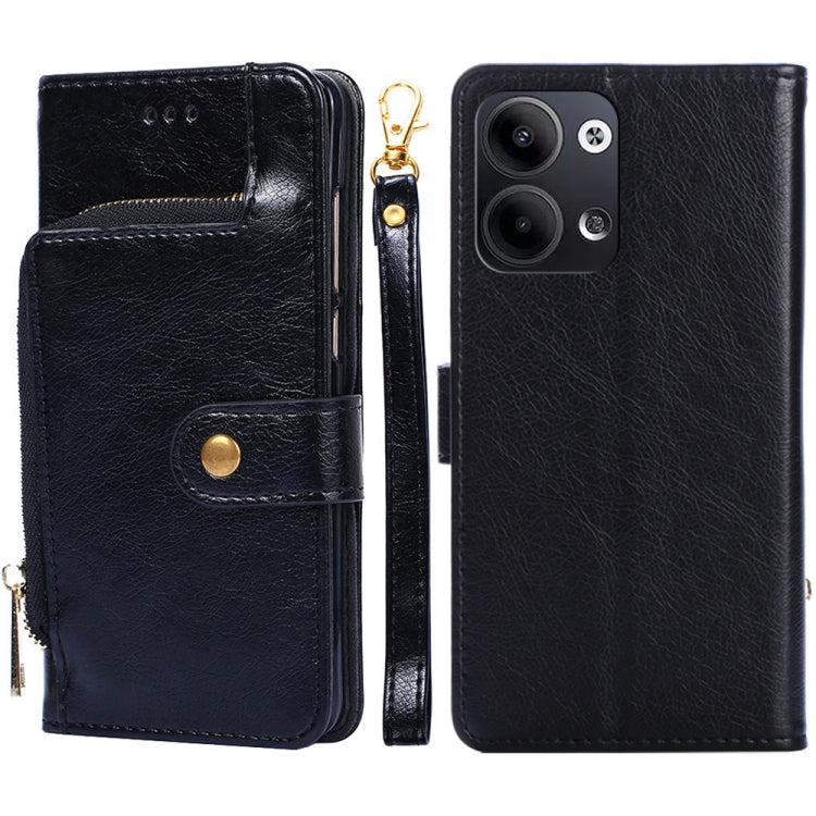 For OPPO Reno9 5G / Reno9 Pro 5G Zipper Bag Leather Phone Case