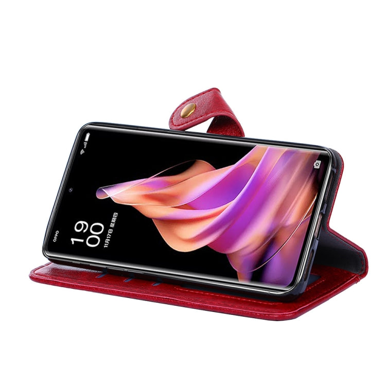 For OPPO Reno9 5G / Reno9 Pro 5G Zipper Bag Leather Phone Case