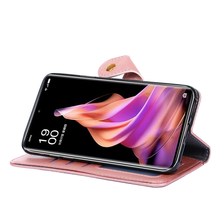 For OPPO Reno9 5G / Reno9 Pro 5G Zipper Bag Leather Phone Case