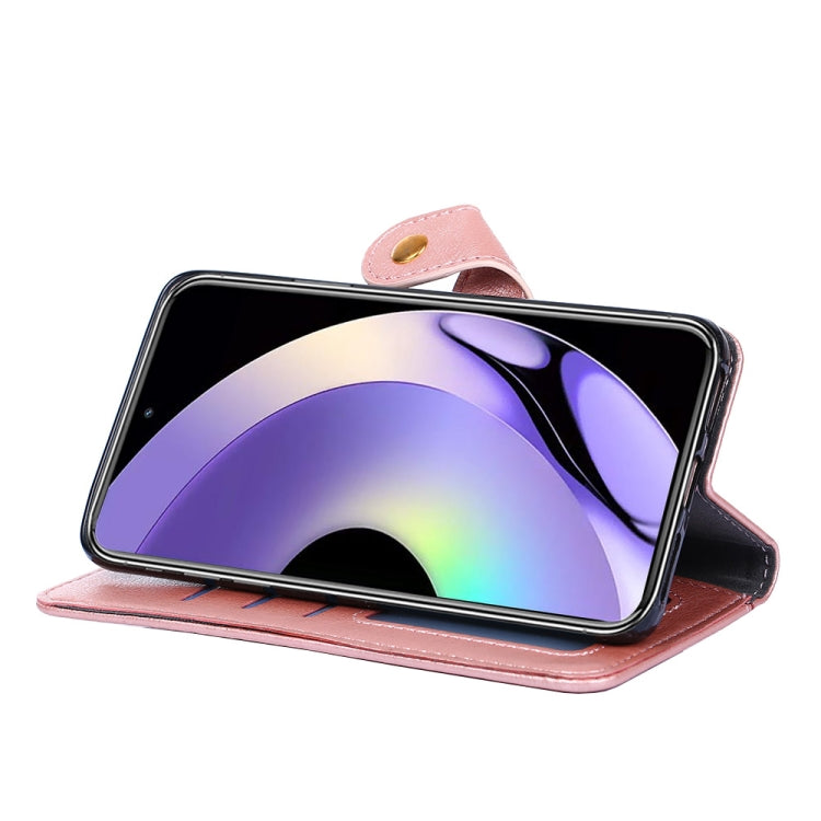 For Realme 10 Pro 5G Zipper Bag Leather Phone Case