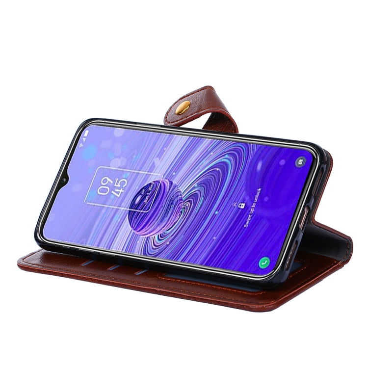 For TCL 40R 5G Zipper Bag Leather Phone Case