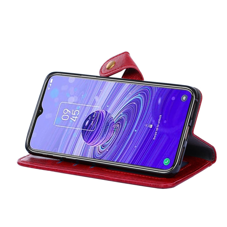 For TCL 40R 5G Zipper Bag Leather Phone Case