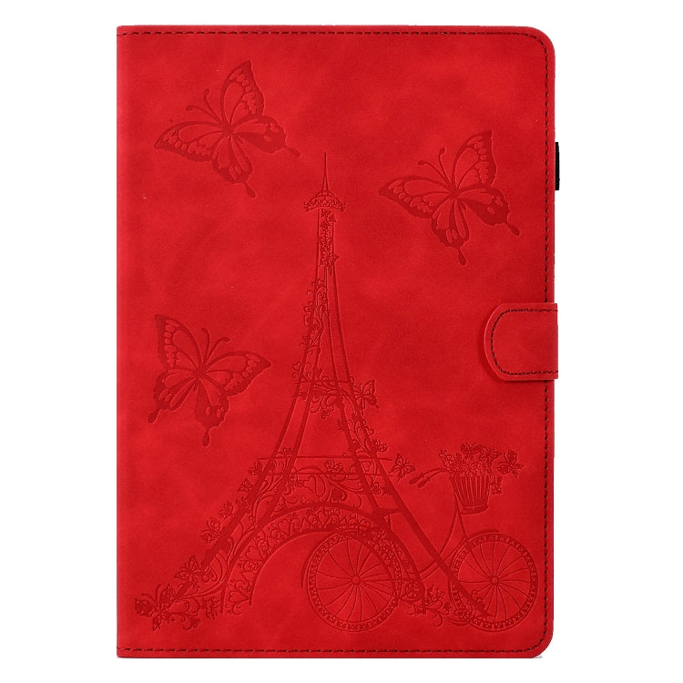 For iPad 10.2 2021/2020/2019 / 10.5 2019/2017 Tower Embossed Leather Smart Tablet Case