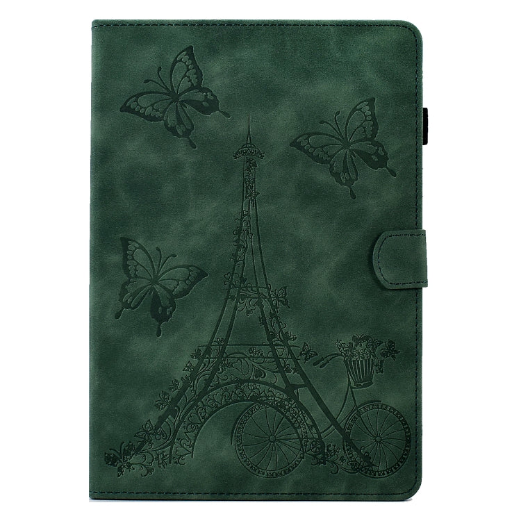 For iPad 10.2 2021/2020/2019 / 10.5 2019/2017 Tower Embossed Leather Smart Tablet Case