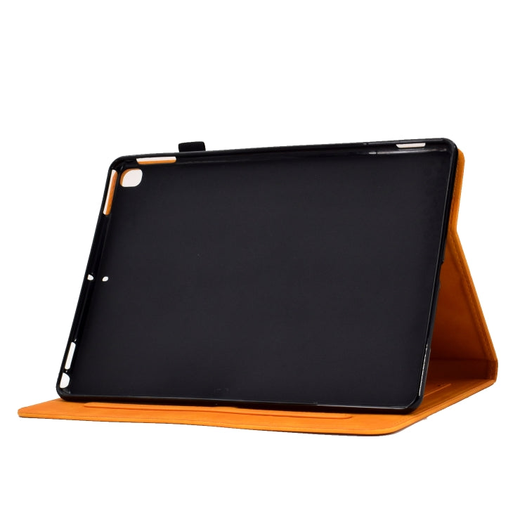 For iPad 10.2 2021/2020/2019 / 10.5 2019/2017 Tower Embossed Leather Smart Tablet Case