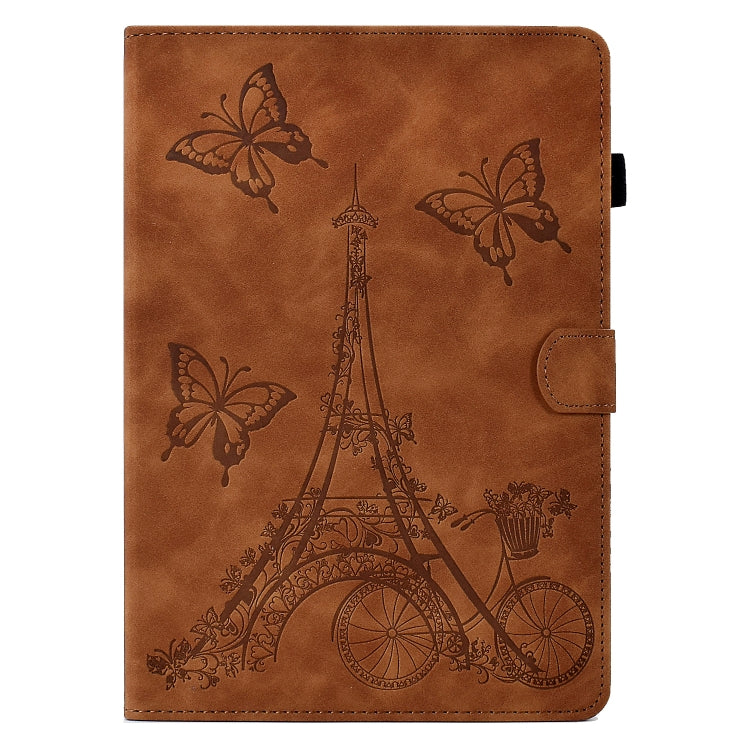 For iPad mini 5 / 4 / 3 / 2 / 1 Tower Embossed Leather Smart Tablet Case