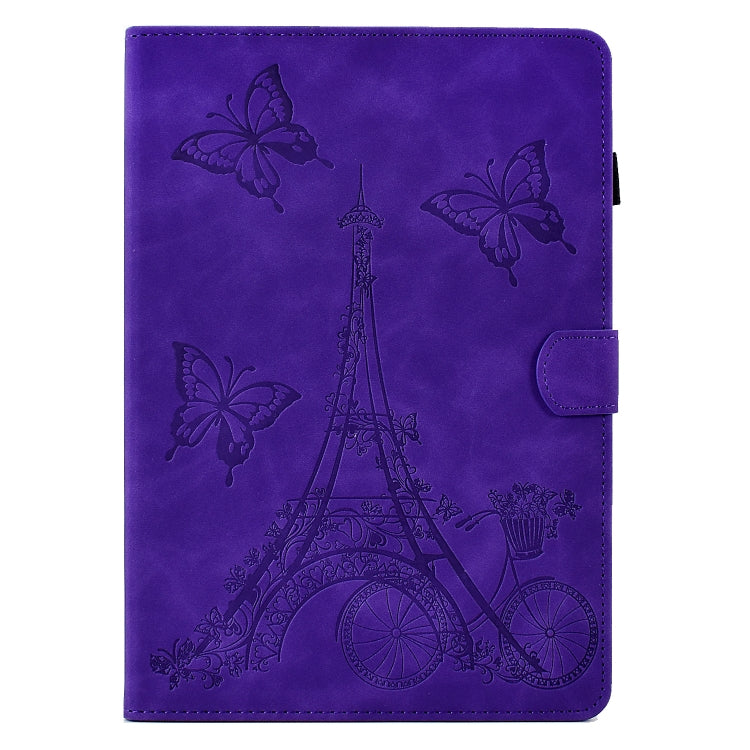 For iPad mini 5 / 4 / 3 / 2 / 1 Tower Embossed Leather Smart Tablet Case