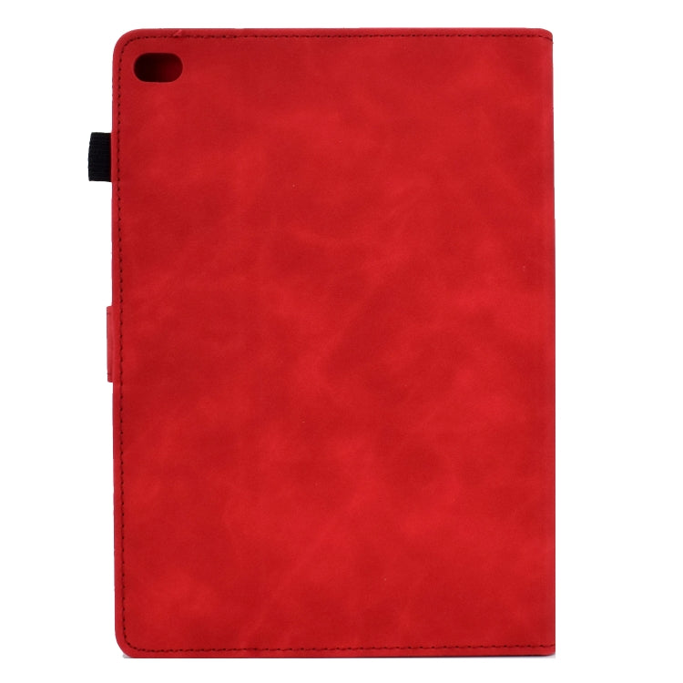 For iPad mini 5 / 4 / 3 / 2 / 1 Tower Embossed Leather Smart Tablet Case