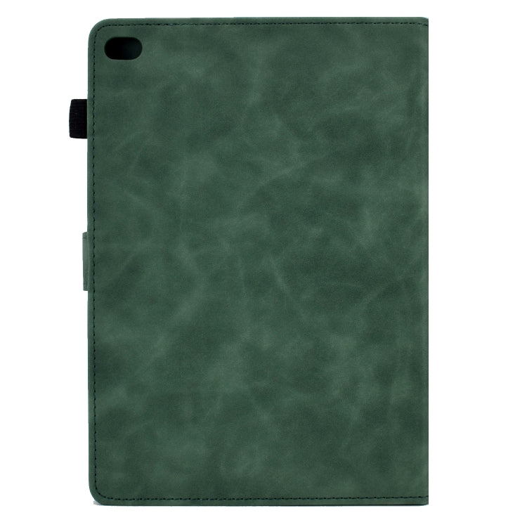 For iPad mini 5 / 4 / 3 / 2 / 1 Tower Embossed Leather Smart Tablet Case