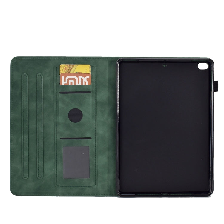 For iPad mini 5 / 4 / 3 / 2 / 1 Tower Embossed Leather Smart Tablet Case