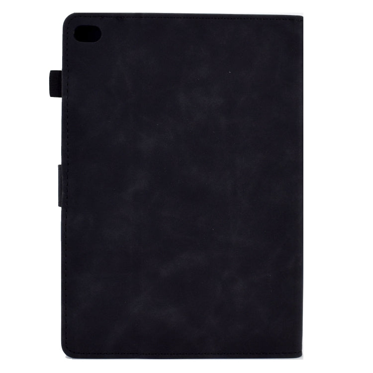 For iPad mini 5 / 4 / 3 / 2 / 1 Tower Embossed Leather Smart Tablet Case