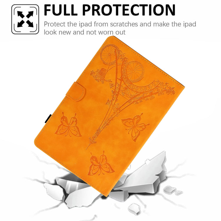 For iPad mini 5 / 4 / 3 / 2 / 1 Tower Embossed Leather Smart Tablet Case