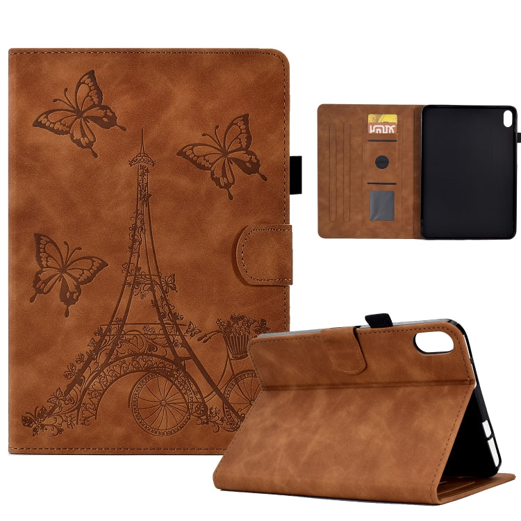 For iPad mini 6 Tower Embossed Leather Smart Tablet Case