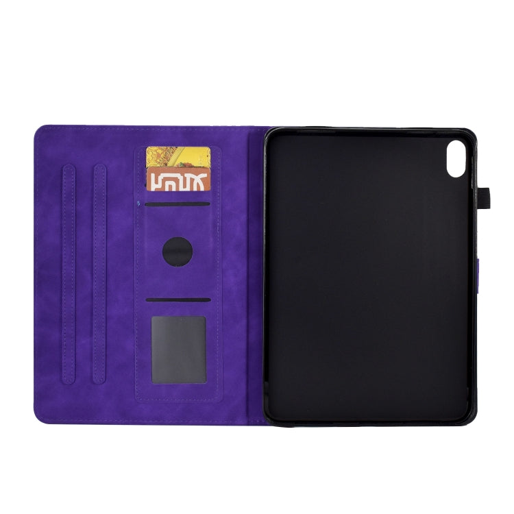 For iPad mini 6 Tower Embossed Leather Smart Tablet Case