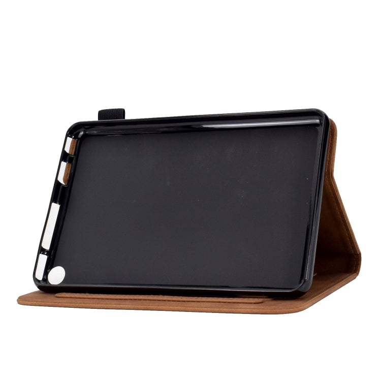 For Amazon Kindle Fire HD8 2022/2020 Tower Embossed Leather Smart Tablet Case