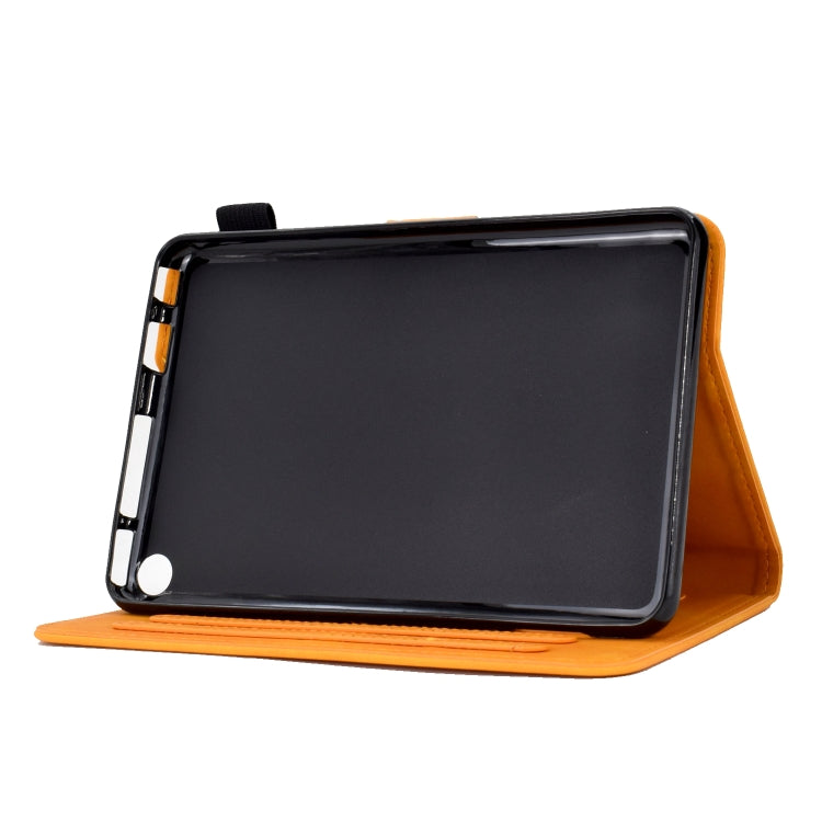 For Amazon Kindle Fire HD8 2022/2020 Tower Embossed Leather Smart Tablet Case