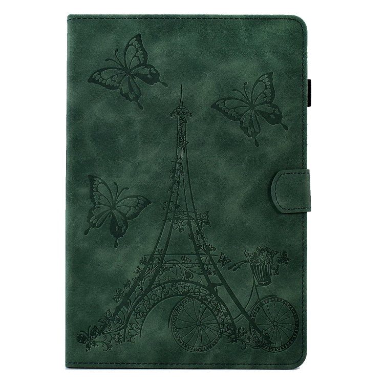 For Amazon Kindle Fire HD10 2021 Tower Embossed Leather Smart Tablet Case