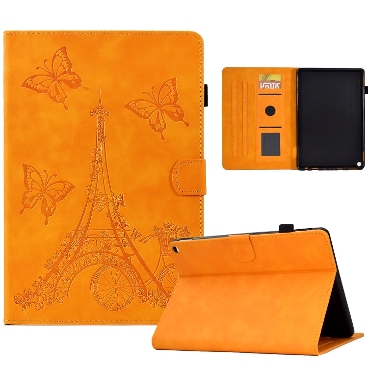 For Amazon Kindle Fire HD10 2021 Tower Embossed Leather Smart Tablet Case