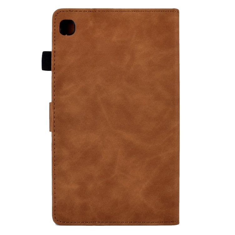 For Samsung Galaxy Tab S6 Lite P610 Tower Embossed Leather Smart Tablet Case