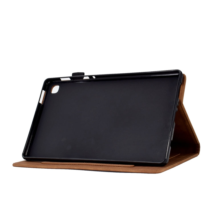 For Samsung Galaxy Tab S6 Lite P610 Tower Embossed Leather Smart Tablet Case