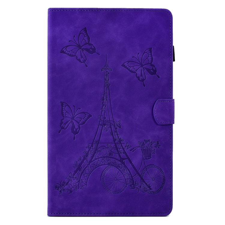 For Samsung Galaxy Tab S6 Lite P610 Tower Embossed Leather Smart Tablet Case
