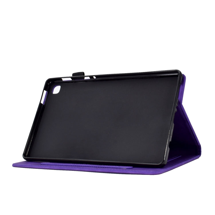 For Samsung Galaxy Tab S6 Lite P610 Tower Embossed Leather Smart Tablet Case