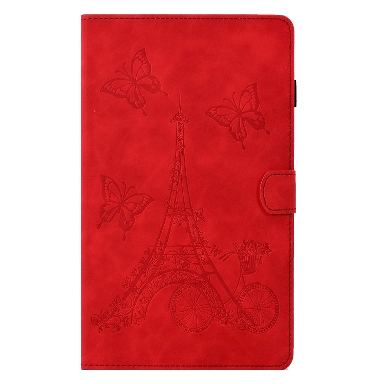 For Samsung Galaxy Tab S6 Lite P610 Tower Embossed Leather Smart Tablet Case
