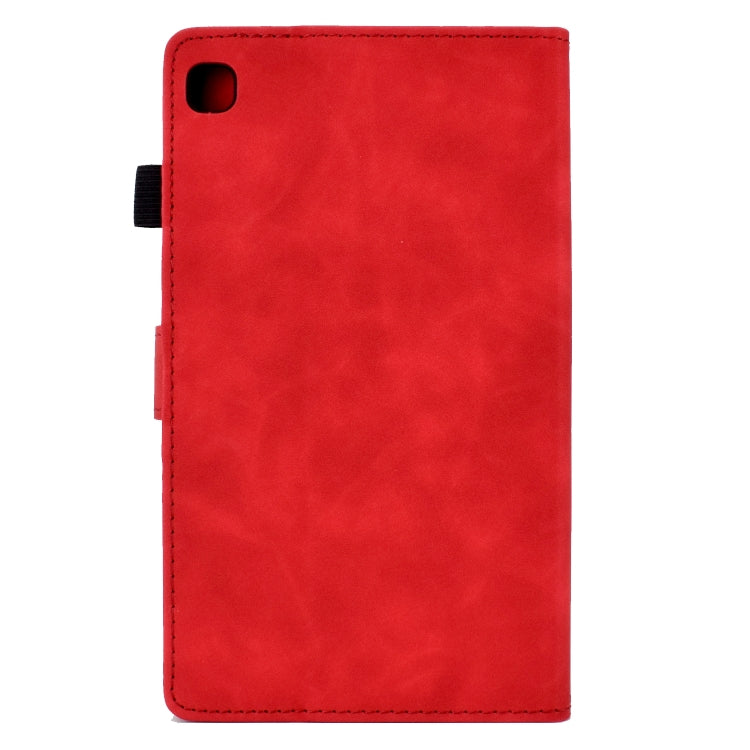 For Samsung Galaxy Tab S6 Lite P610 Tower Embossed Leather Smart Tablet Case