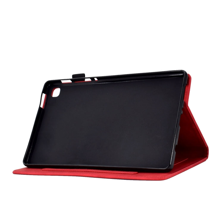 For Samsung Galaxy Tab S6 Lite P610 Tower Embossed Leather Smart Tablet Case