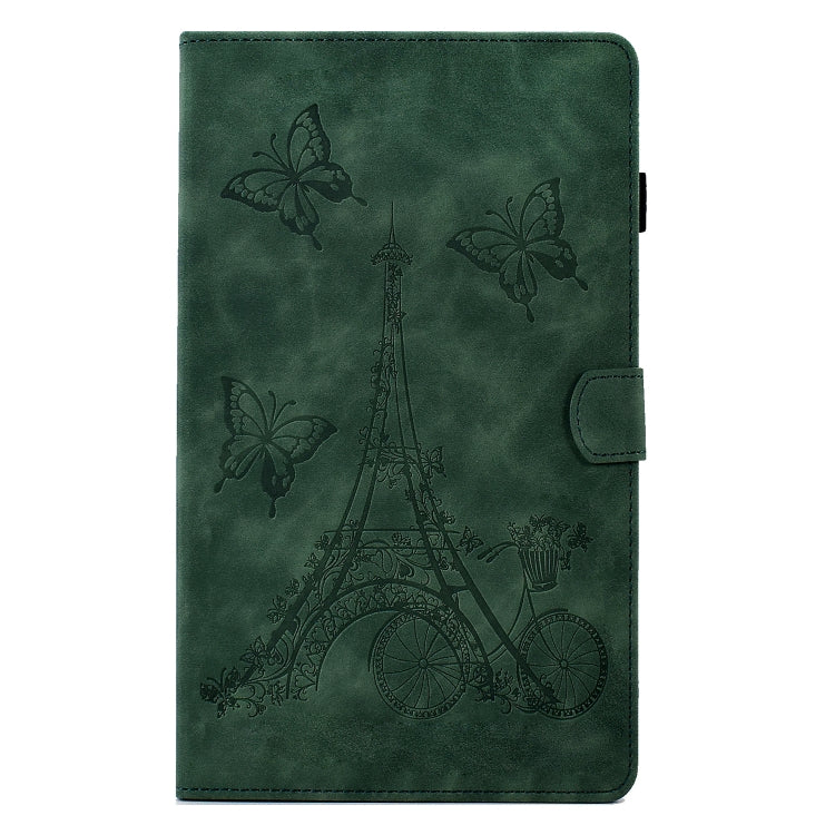 For Samsung Galaxy Tab S6 Lite P610 Tower Embossed Leather Smart Tablet Case