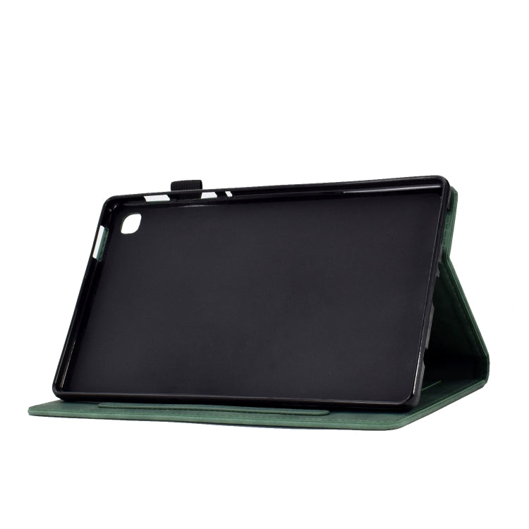 For Samsung Galaxy Tab S6 Lite P610 Tower Embossed Leather Smart Tablet Case