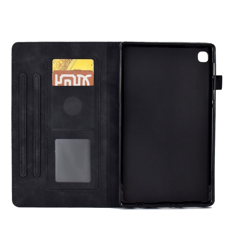 For Samsung Galaxy Tab S6 Lite P610 Tower Embossed Leather Smart Tablet Case