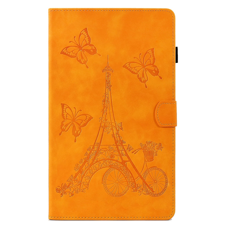 For Samsung Galaxy Tab S6 Lite P610 Tower Embossed Leather Smart Tablet Case