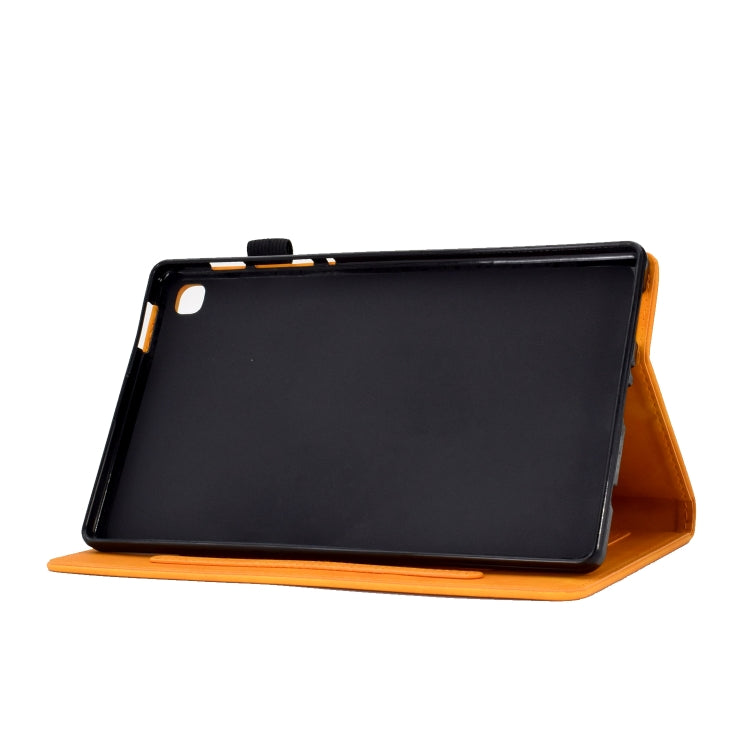 For Samsung Galaxy Tab S6 Lite P610 Tower Embossed Leather Smart Tablet Case