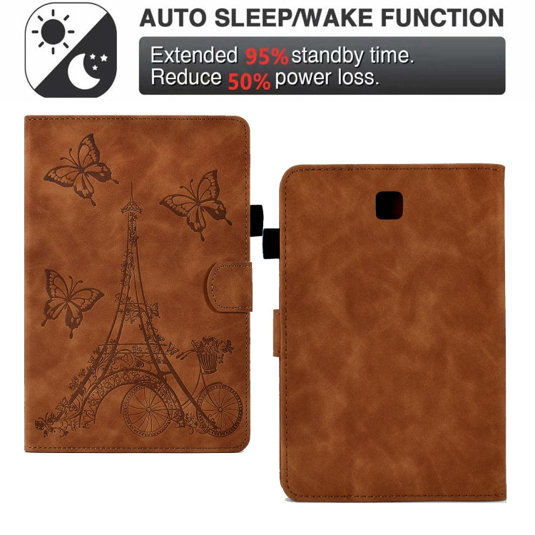 For Samsung Galaxy Tab A 8.0 T350 Tower Embossed Leather Smart Tablet Case