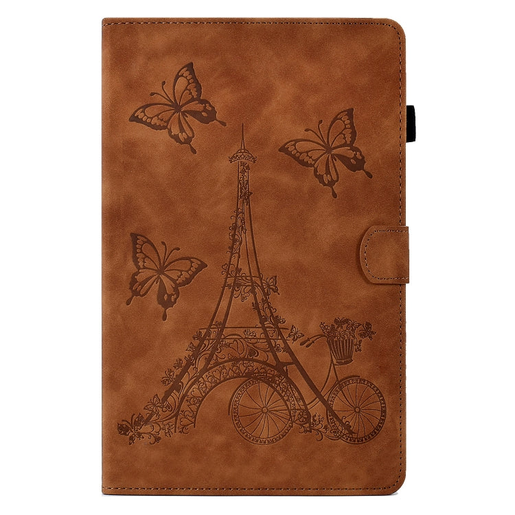 For Lenovo Tab M10 Gen 2 Tower Embossed Leather Smart Tablet Case