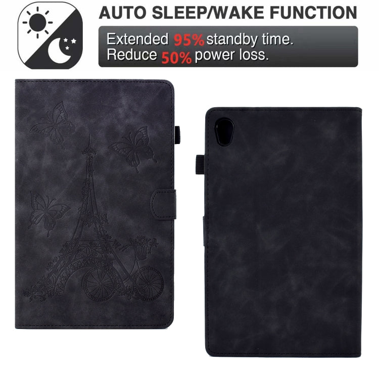 For Lenovo Tab M10 Gen 2 Tower Embossed Leather Smart Tablet Case