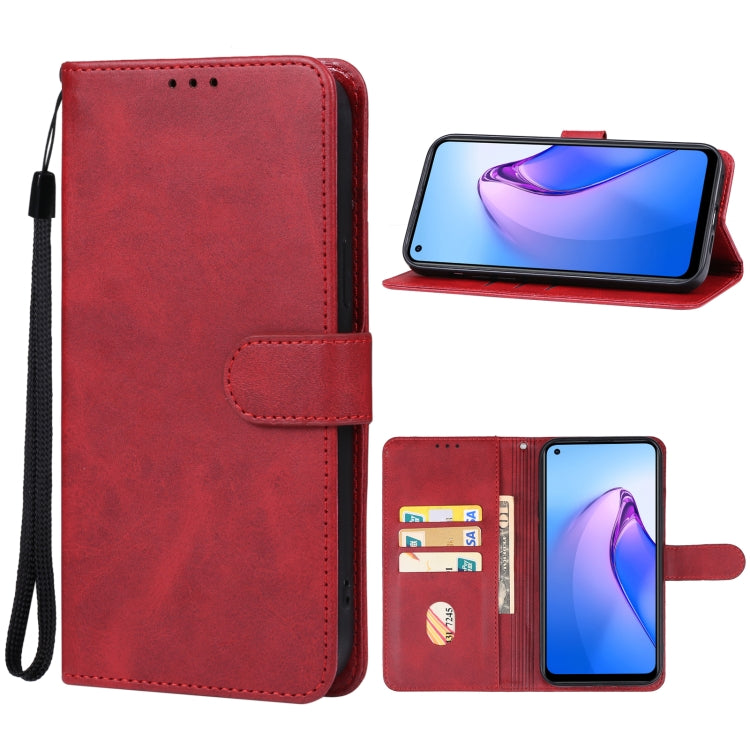 For OPPO Reno8 Z Leather Phone Case