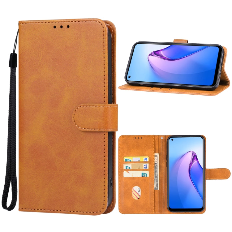 For OPPO Reno8 Z Leather Phone Case