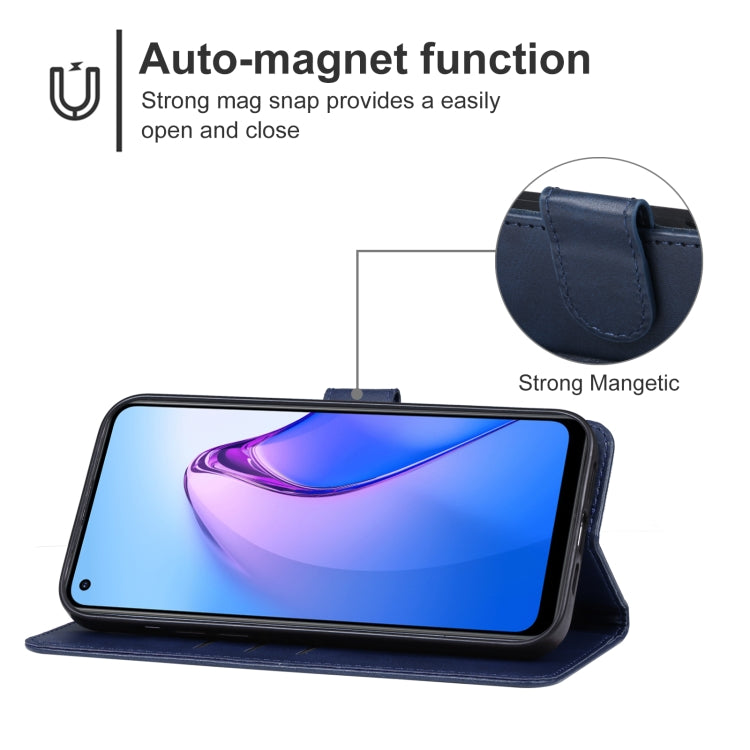 For OPPO Reno8 Z Leather Phone Case