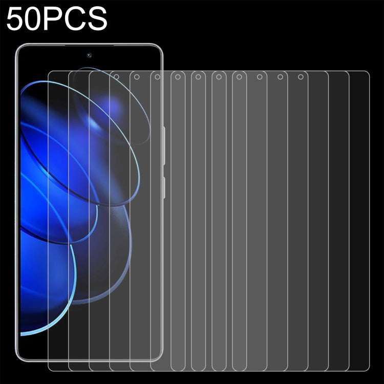 For Honor 80 GT 50pcs 0.26mm 9H 2.5D Tempered Glass Film