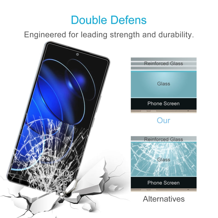 For Honor 80 GT 50pcs 0.26mm 9H 2.5D Tempered Glass Film