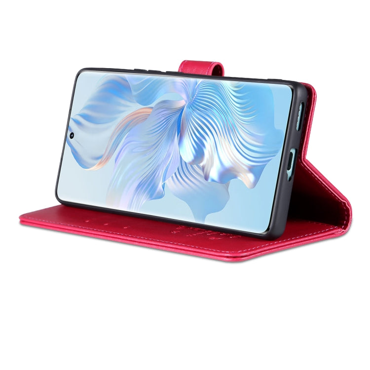 For Honor 80 AZNS Sheepskin Texture Flip Leather Phone Case