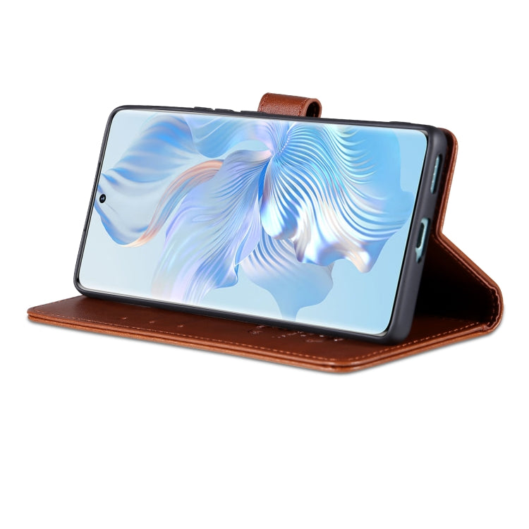 For Honor 80 Pro AZNS Sheepskin Texture Flip Leather Phone Case