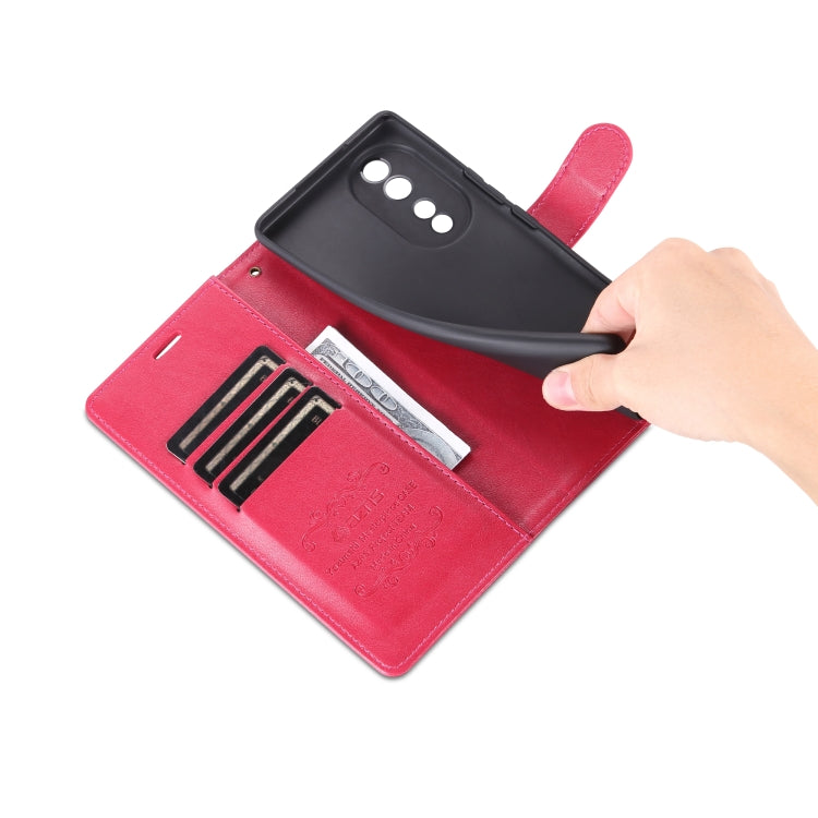 For Honor 80 Pro AZNS Sheepskin Texture Flip Leather Phone Case