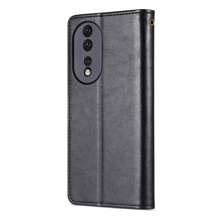 For Honor 80 Pro AZNS Sheepskin Texture Flip Leather Phone Case