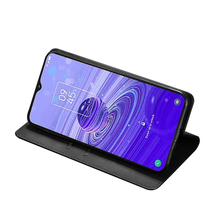 For TCL 40R 5G Skin Feel Magnetic Horizontal Flip Leather Phone Case