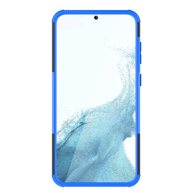 For Samsung Galaxy S23+ 5G Tire Texture TPU + PC Phone Case with Holder