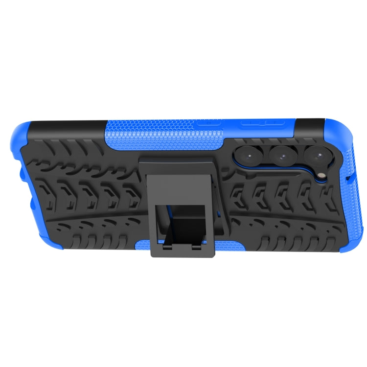 For Samsung Galaxy S23+ 5G Tire Texture TPU + PC Phone Case with Holder